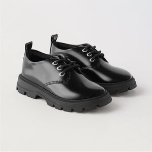 ZARA HEART DERBY SHOES